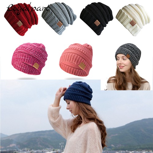 Knit baggy beanie - baggy, slouchy